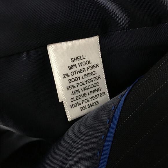 Banana Republic 3 Button Wool BSuit Blazer Size 40S - Picture 11 of 12